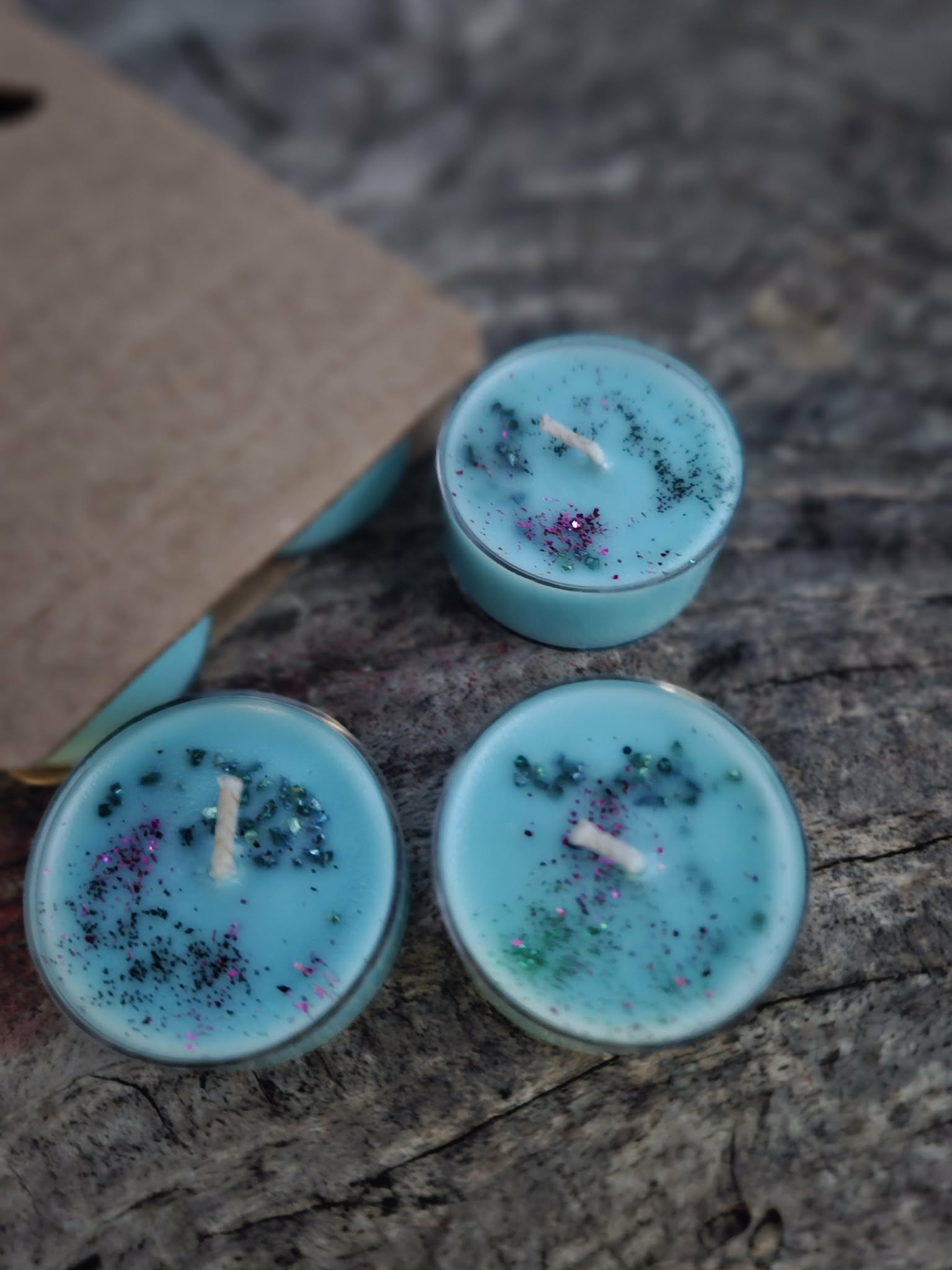 Ran’s Embrace – Boxed Tealight Set (6) | Soy & Beeswax Candles