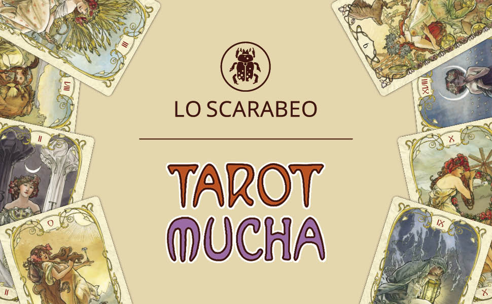Tarot Mucha – Art Nouveau-Inspired 78-Card Tarot Deck & Guidebook, by Massaylia & Dosenzo