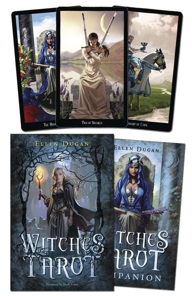Witches Tarot Deck & Book by Ellen Dugan — A Modern, Witchy Tarot Kit