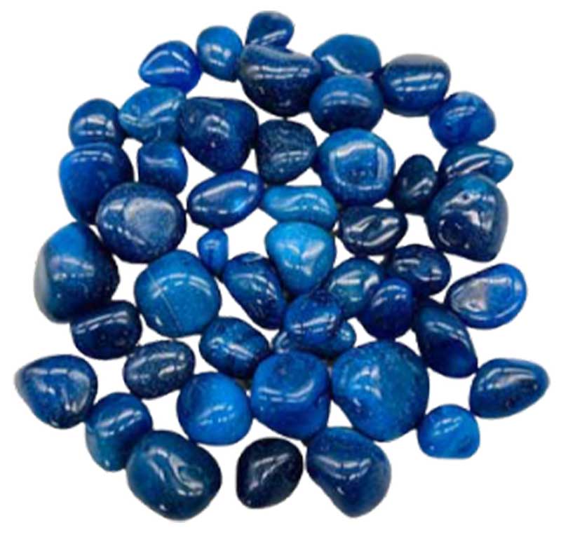 1 lb Onyx – Blue – Tumbled Bulk Stones