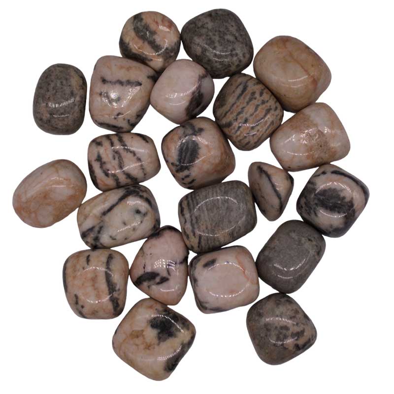 1 lb Rhodonite (from Argentina) tumbled stones