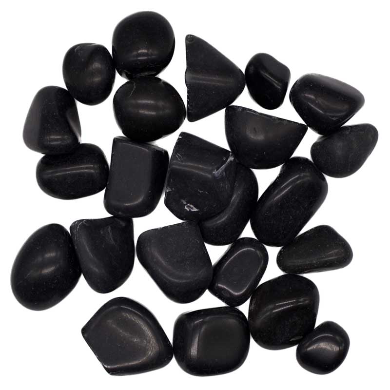 1 lb Tourmaline – Black – Tumbled Bulk Stones