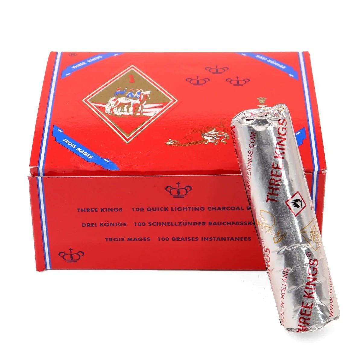 Three Kings 33mm Charcoal (100 tablets)