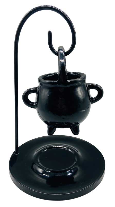 Hanging Metal Cauldron Oil Diffuser – For Ritual Aromatherapy & Mystical Home Decor