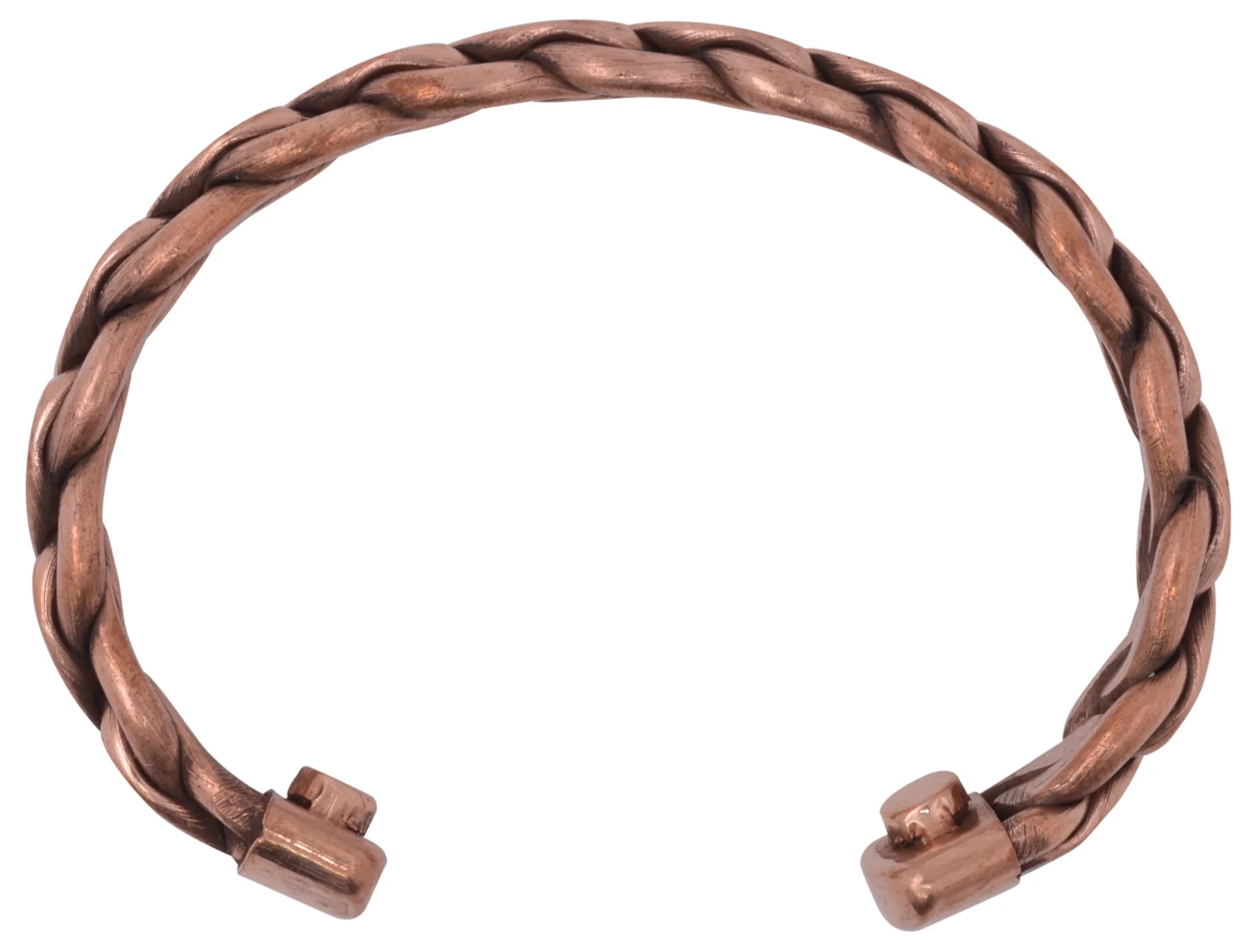Braided Copper Magnetic Healing Bracelet – for Energy Flow, Circulation & Grounding