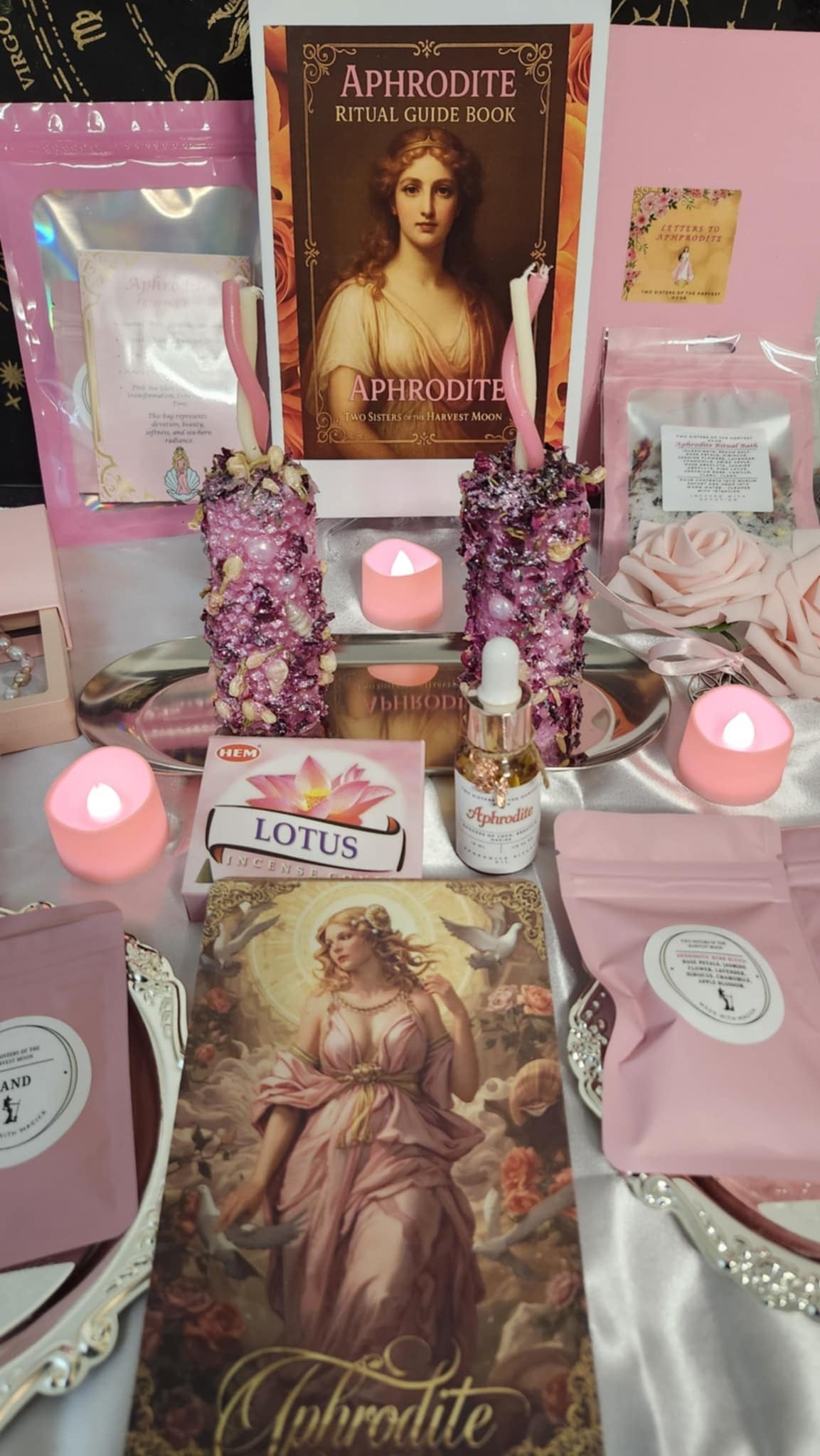 Aphrodite Devotional Ritual Box – Love, Beauty & Divine Feminine Altar Kit