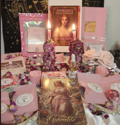 Aphrodite Devotional Ritual Box – Love, Beauty & Divine Feminine Altar Kit