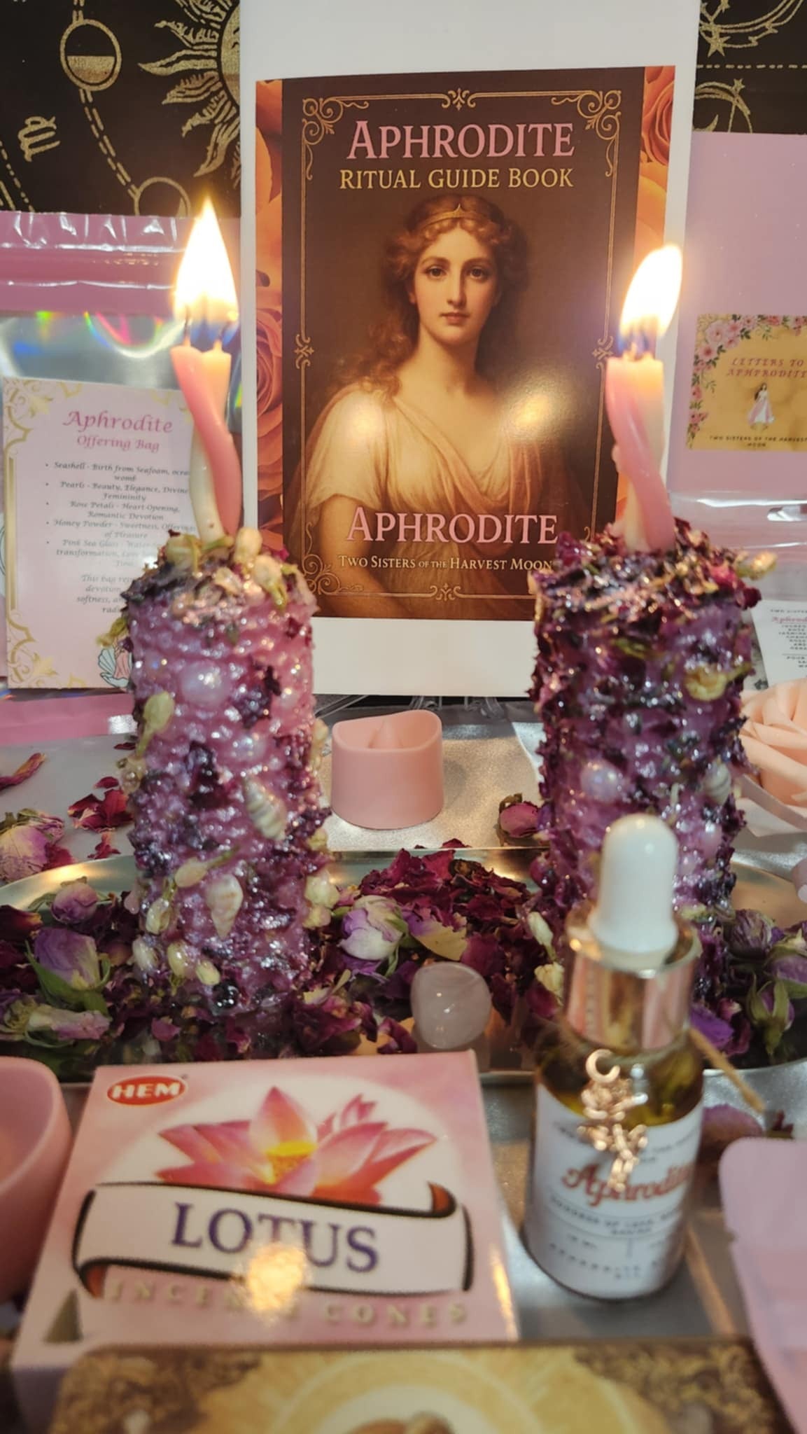 Aphrodite Devotional Ritual Box – Love, Beauty & Divine Feminine Altar Kit