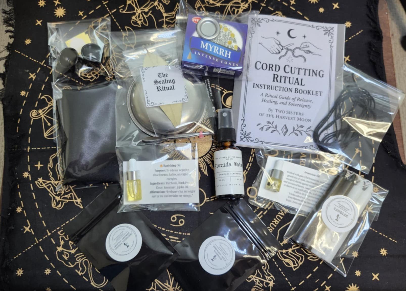 Cord Cutting Ritual Kit for Letting Go | Witchcraft Spell Kit for Energetic Release, Closure, Protection & Spiritual Cleansing