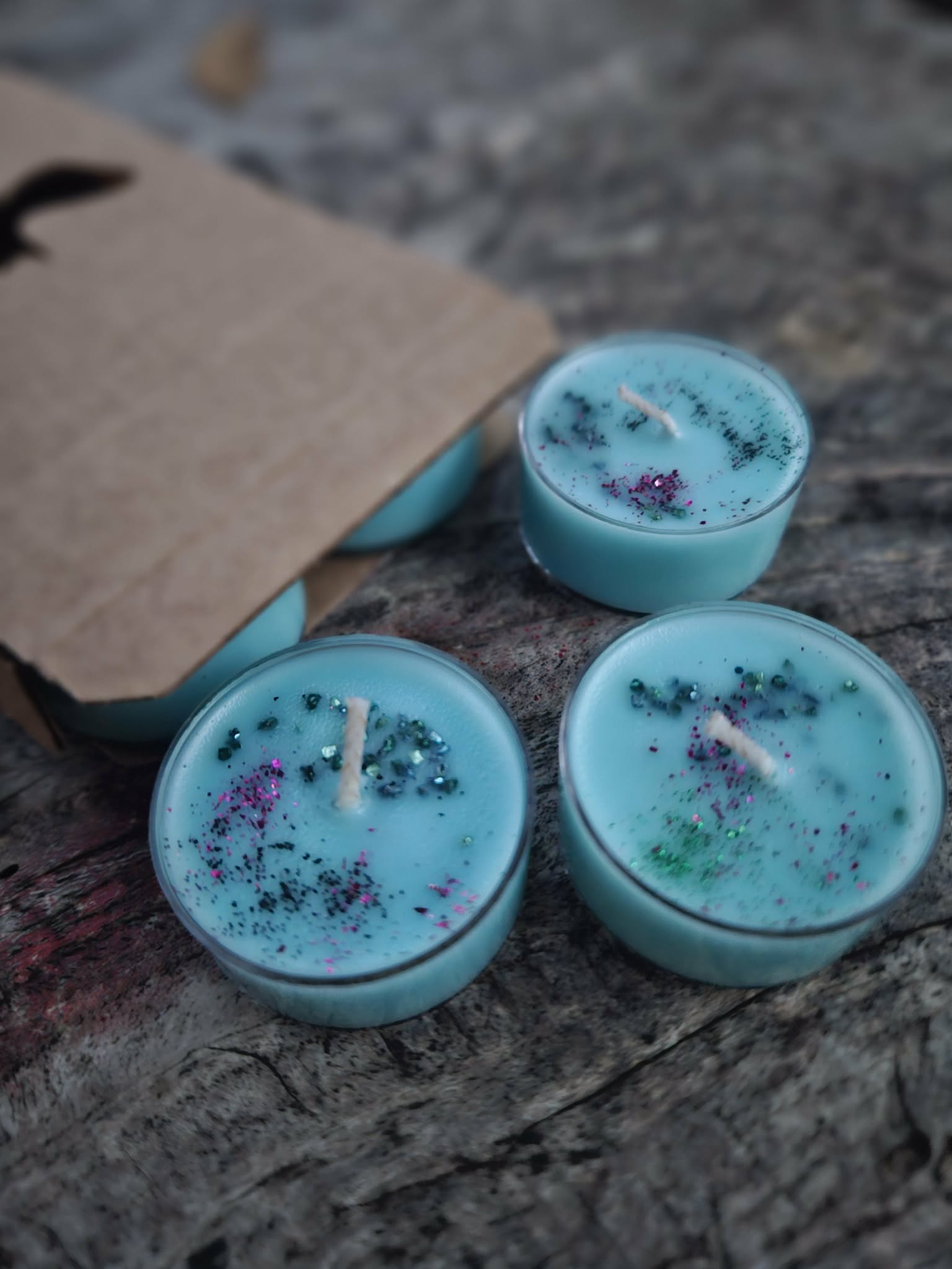 Ran’s Embrace – Boxed Tealight Set (6) | Soy & Beeswax Candles
