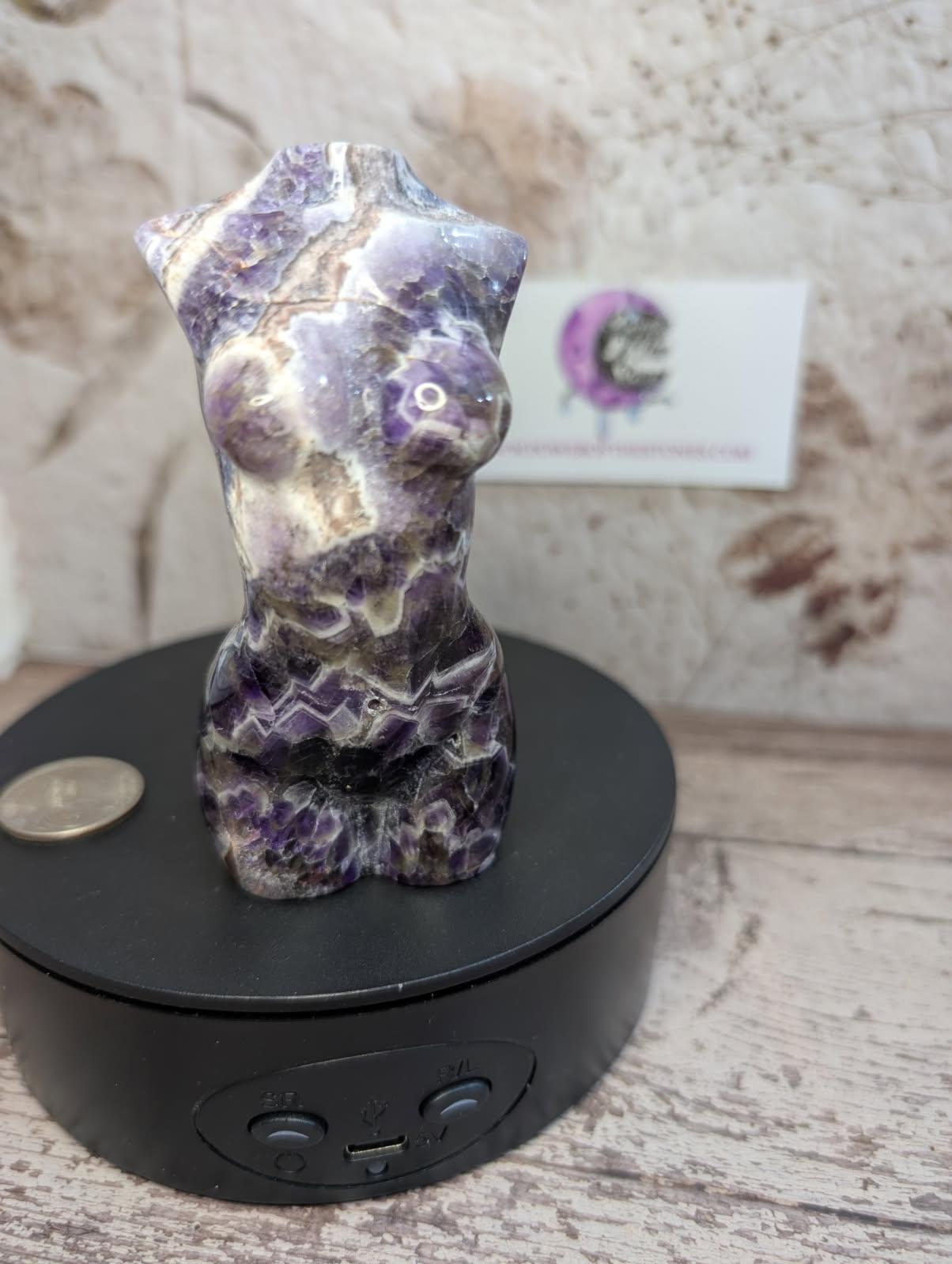 Dream Amethyst body carving