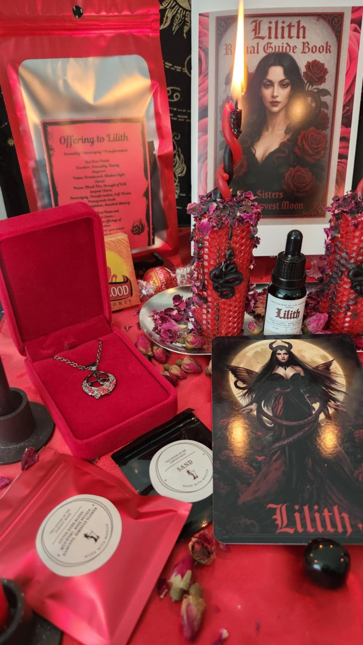 Lilith Ritual Devotional Box – Sovereignty, Shadow Work & the Unbound Feminine