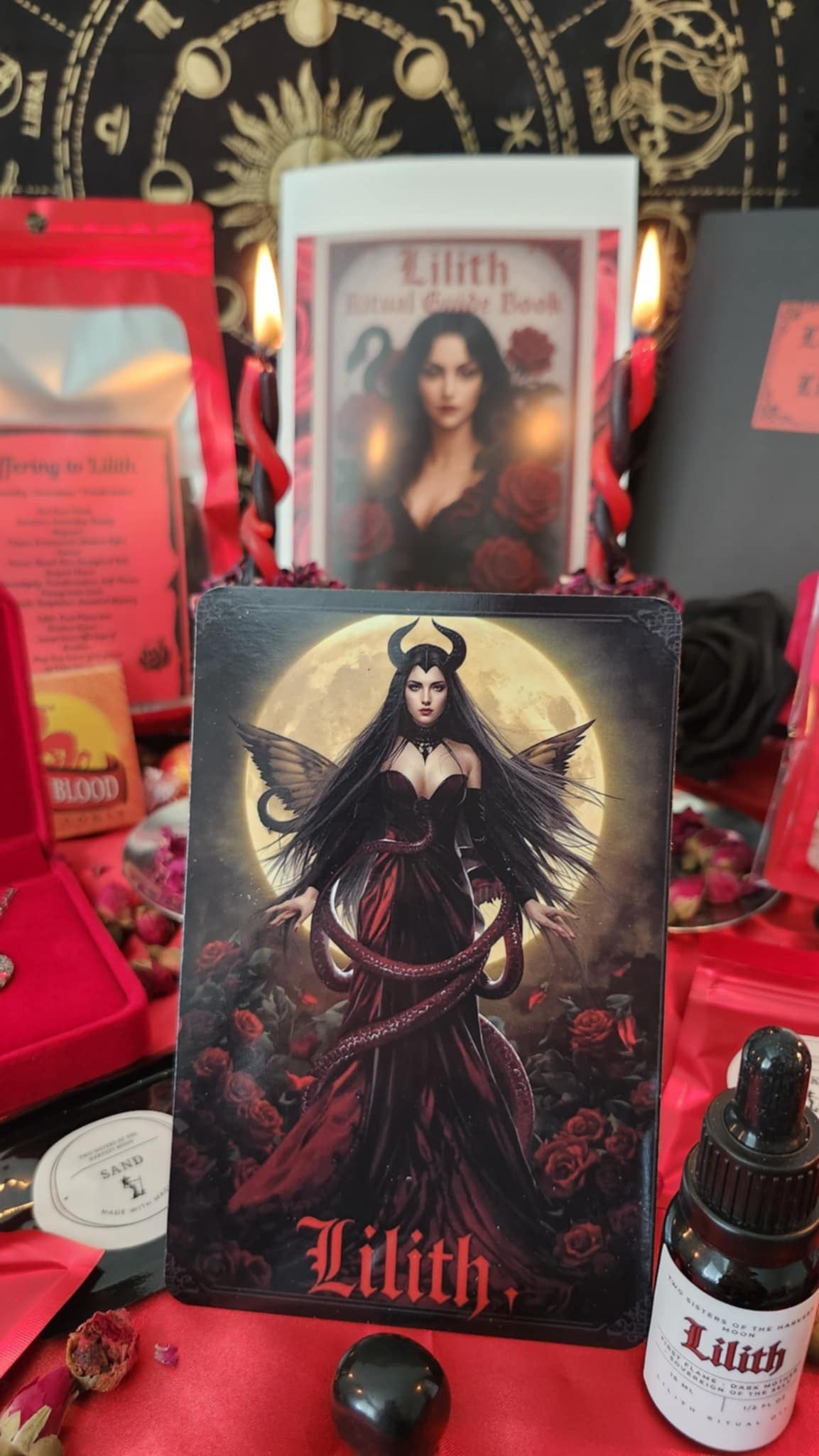 Lilith Ritual Devotional Box – Sovereignty, Shadow Work & the Unbound Feminine