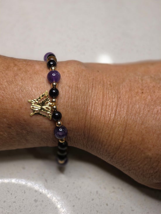 Amethyst/ Black Tourmaline/ Tiger&