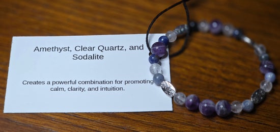 Amethyst/ Clear Quartz/ Sodalite