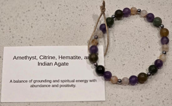 Amethyst/ Citrine/ Hematite/ Indian Agate