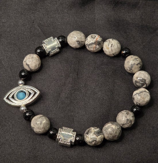 Black Tourmaline/ Map Stone/ Evil Eye