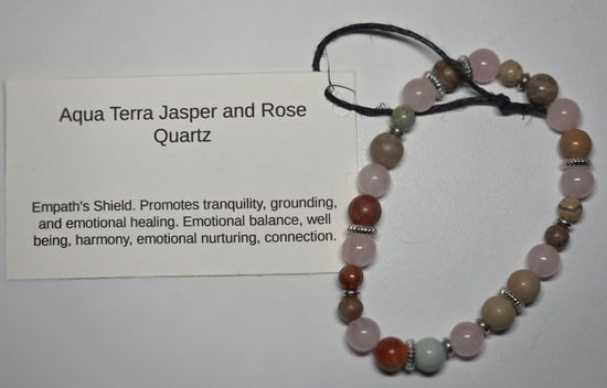 Aqua Terra Jasper/ Rose Quartz/B