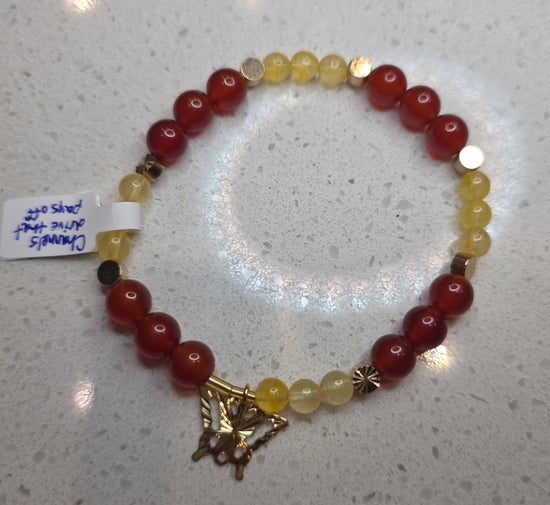 Carnelian/ Citrine/B