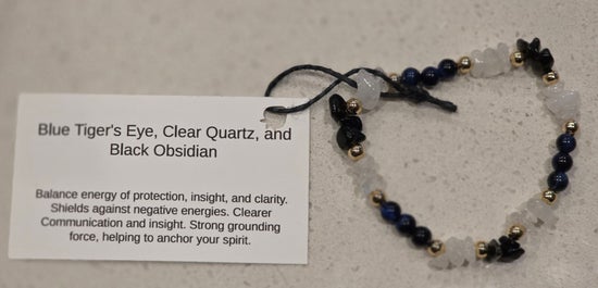 Black Obsidian/ Blue Tiger&