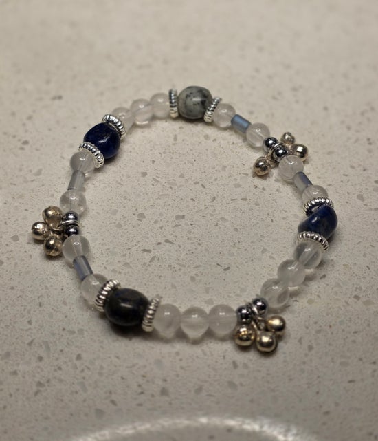 Clear Quartz/ Lapis Lazuli