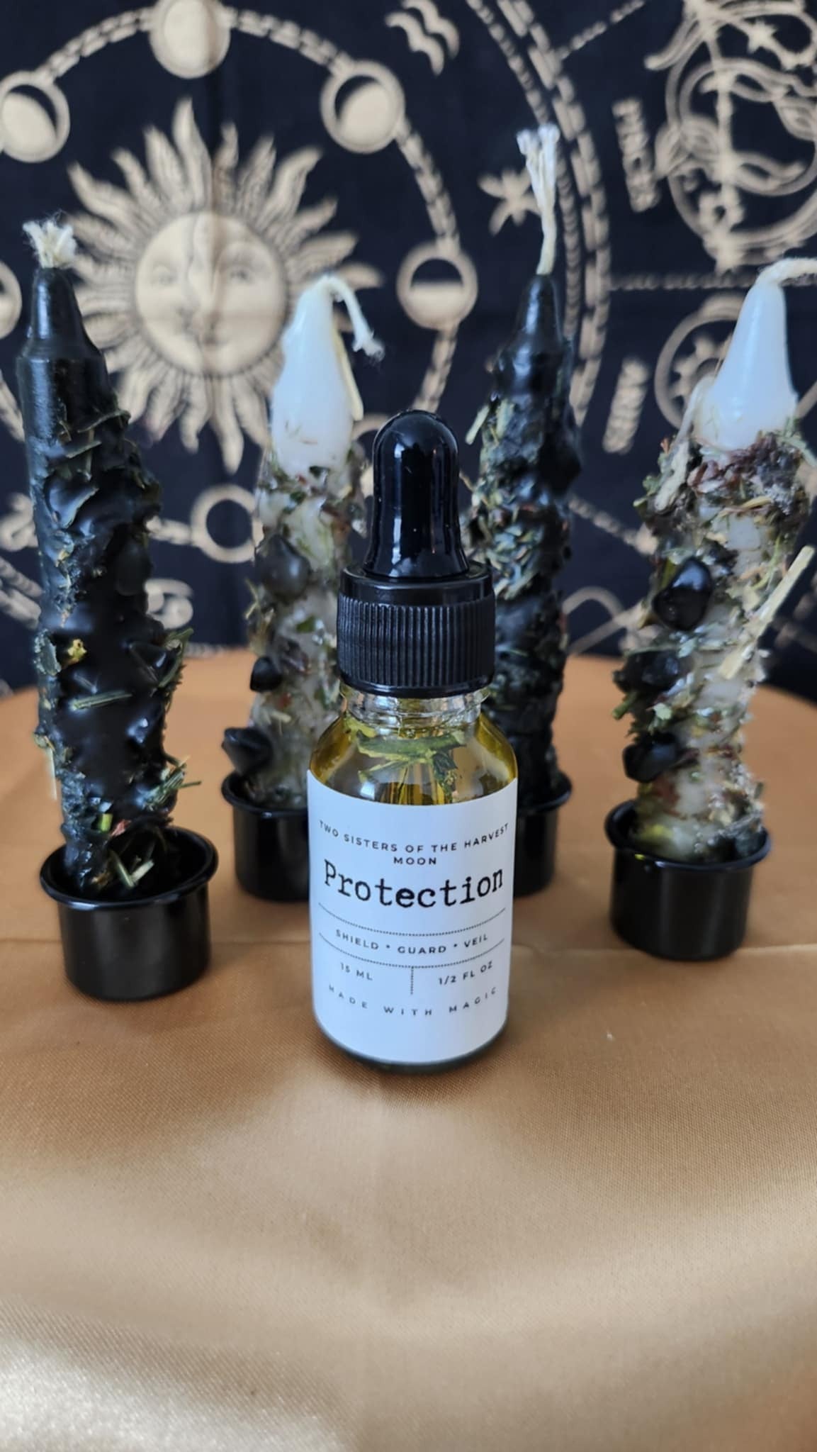 Protection Candles and Ritual Protection Oil