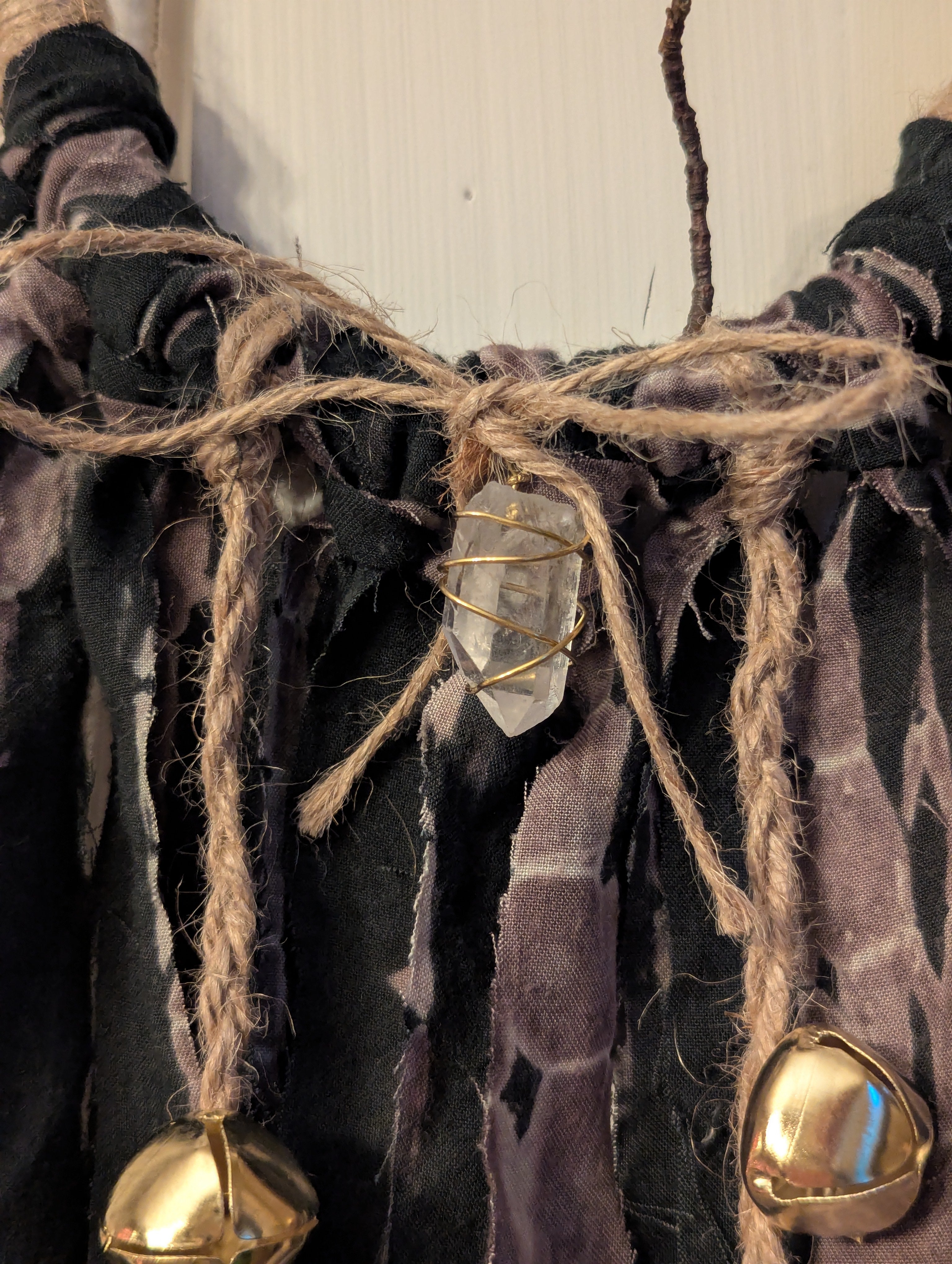 Portal Purifier Protection Bells | Witch Bells with Clear Quartz