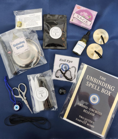 The Unbinding Box – Complete Ritual Kit for Curse Removal, Uncrossing & Evil Eye Protection
