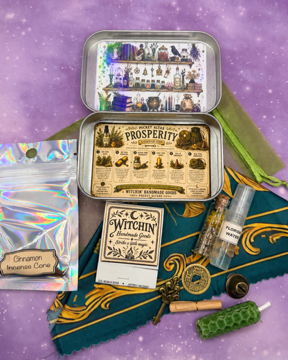 Teeny Prosperity Pocket Altar 💚✨