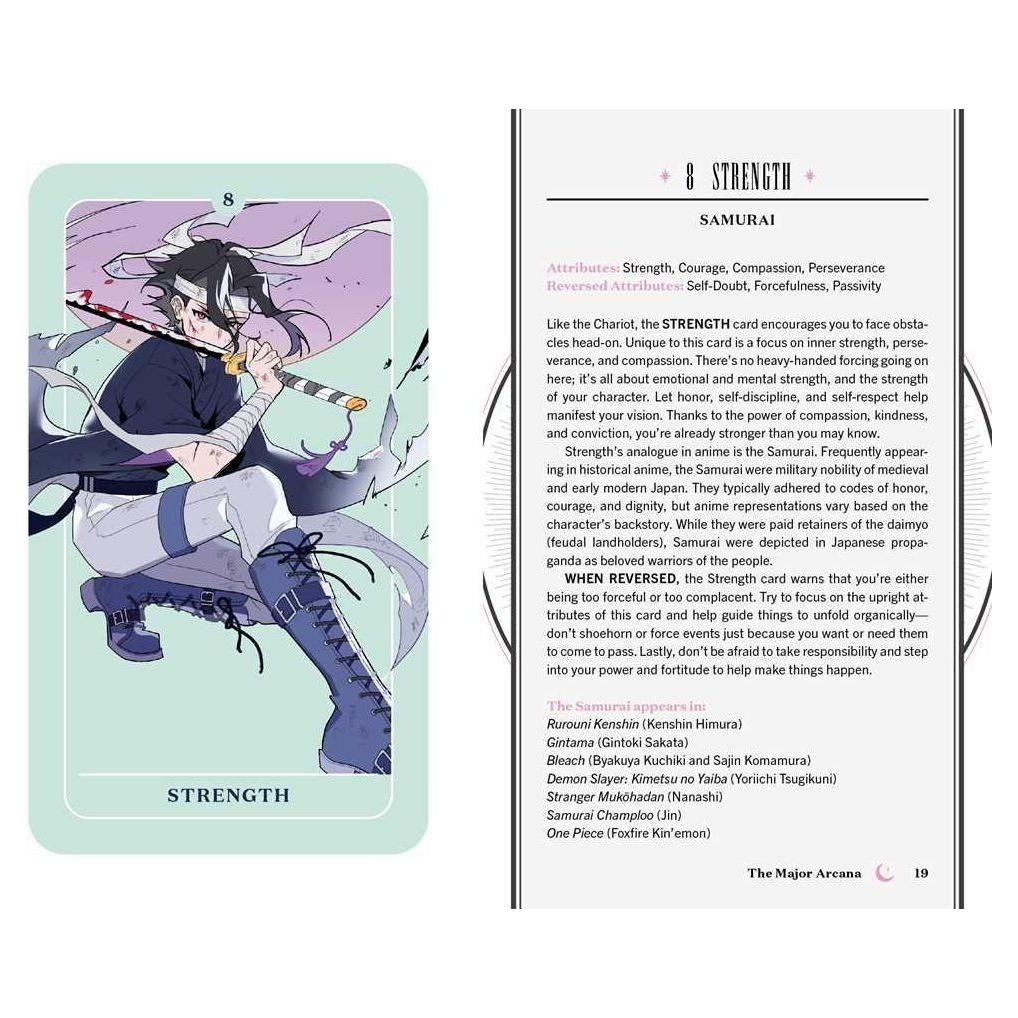 Anime Tarot Deck – 78 Cards &amp; Guidebook Featuring Iconic Anime Archetypes