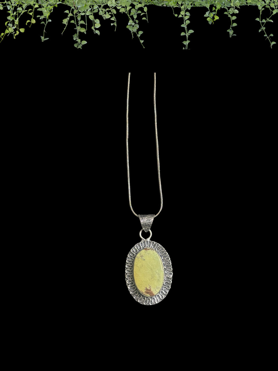 Stichtite Jasper Crystal Necklace