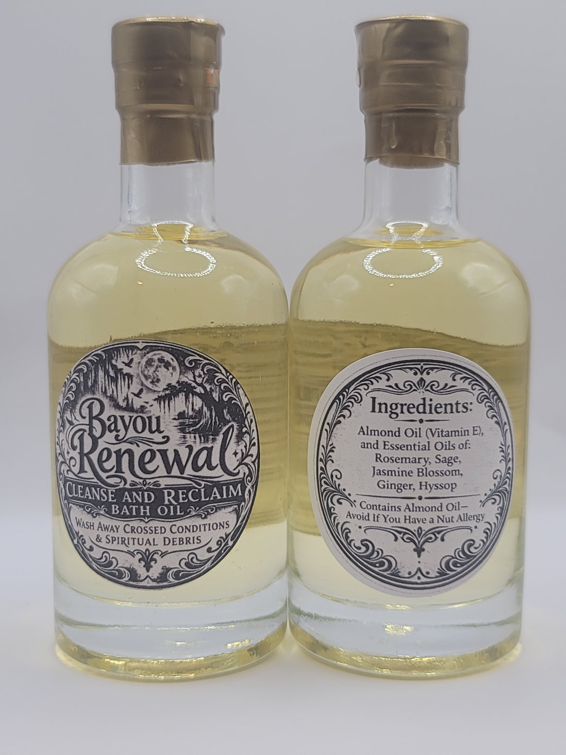 Bayou Renewal: Cleanse and Reclaim Bath Oil 3 Oz Bottle