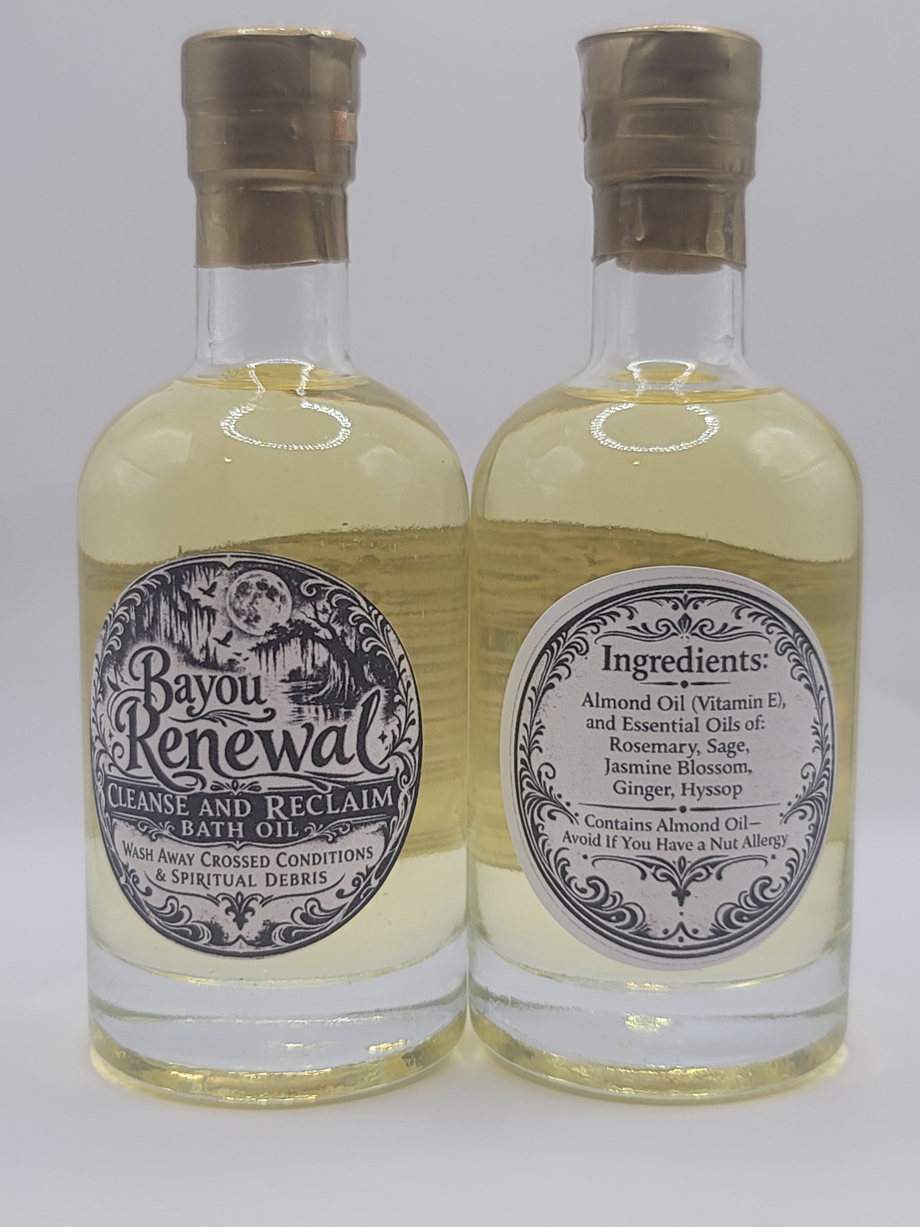 Bayou Renewal: Cleanse and Reclaim Bath Oil 3 Oz Bottle