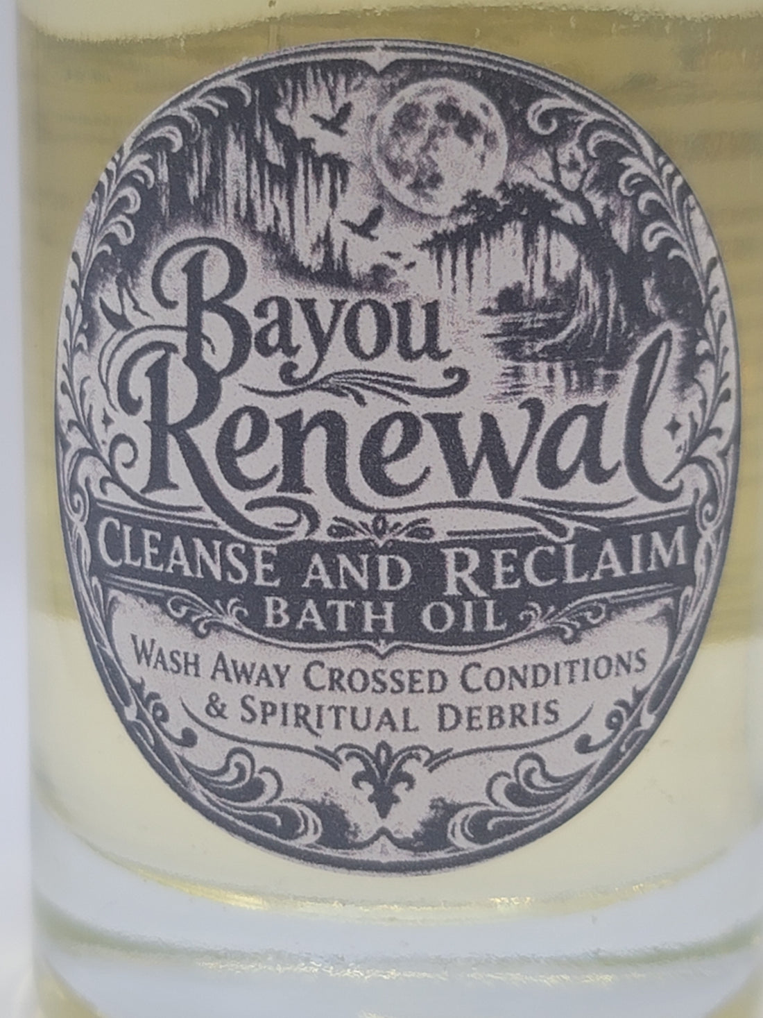 Bayou Renewal: Cleanse and Reclaim Bath Oil 3 Oz Bottle