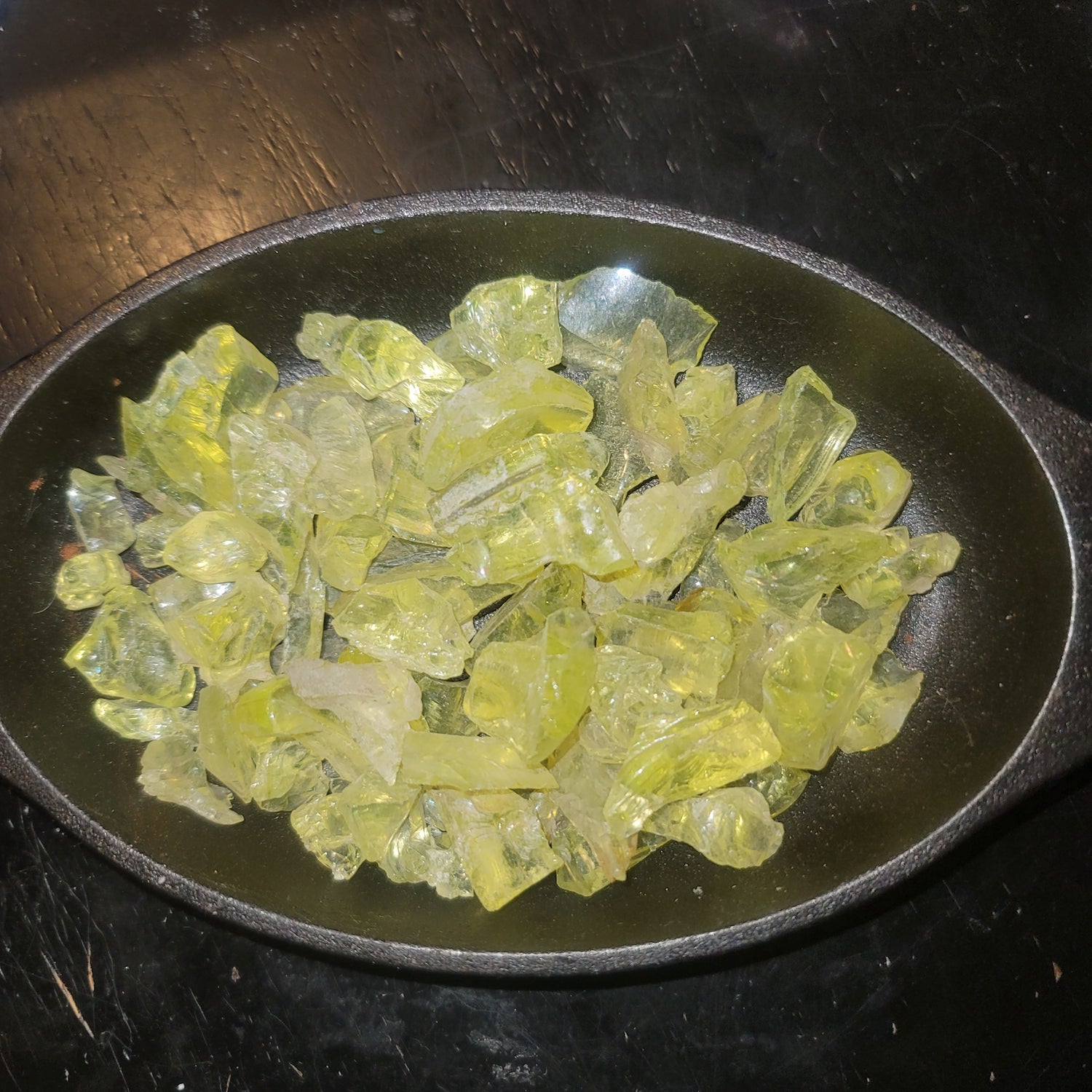 Uranium Glass Shards