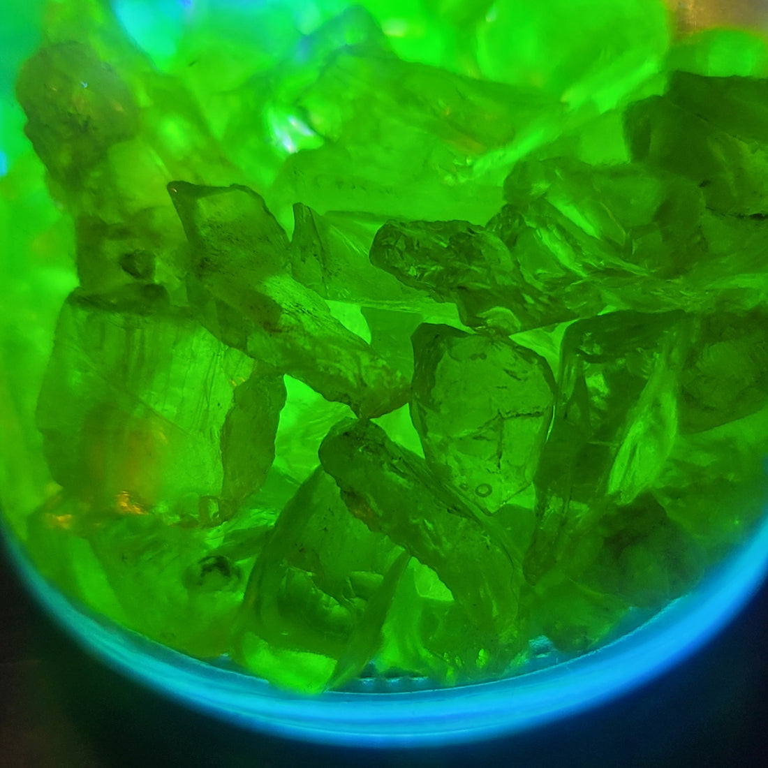 Uranium Glass Shards