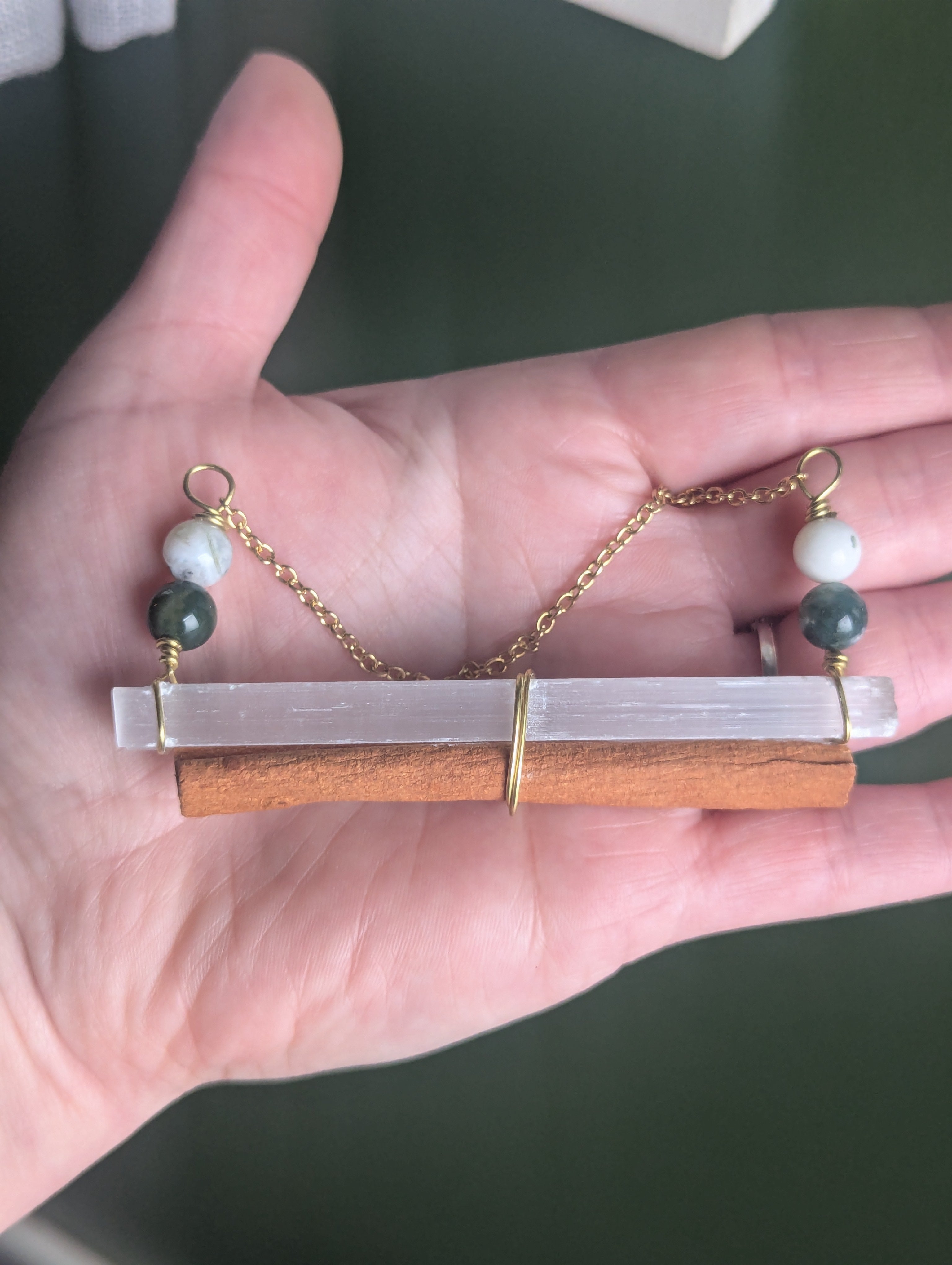 Entryway Energy Charms | Cinnamon &amp; Selenite