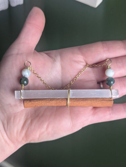Entryway Energy Charms | Cinnamon &amp; Selenite