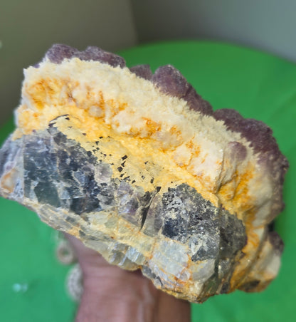 Purple grape fluorite