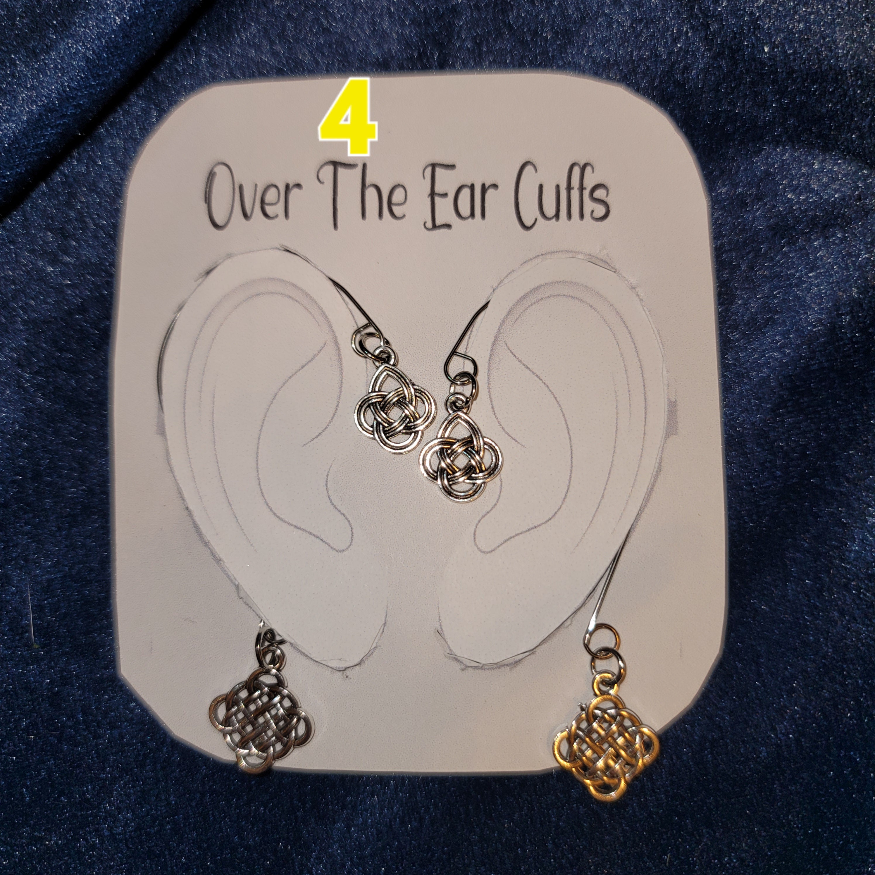 Over The Ear Cuff Pair - Pierced Earring Alternatives Set 1