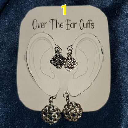 Over The Ear Cuff Pair - Pierced Earring Alternatives Set 1