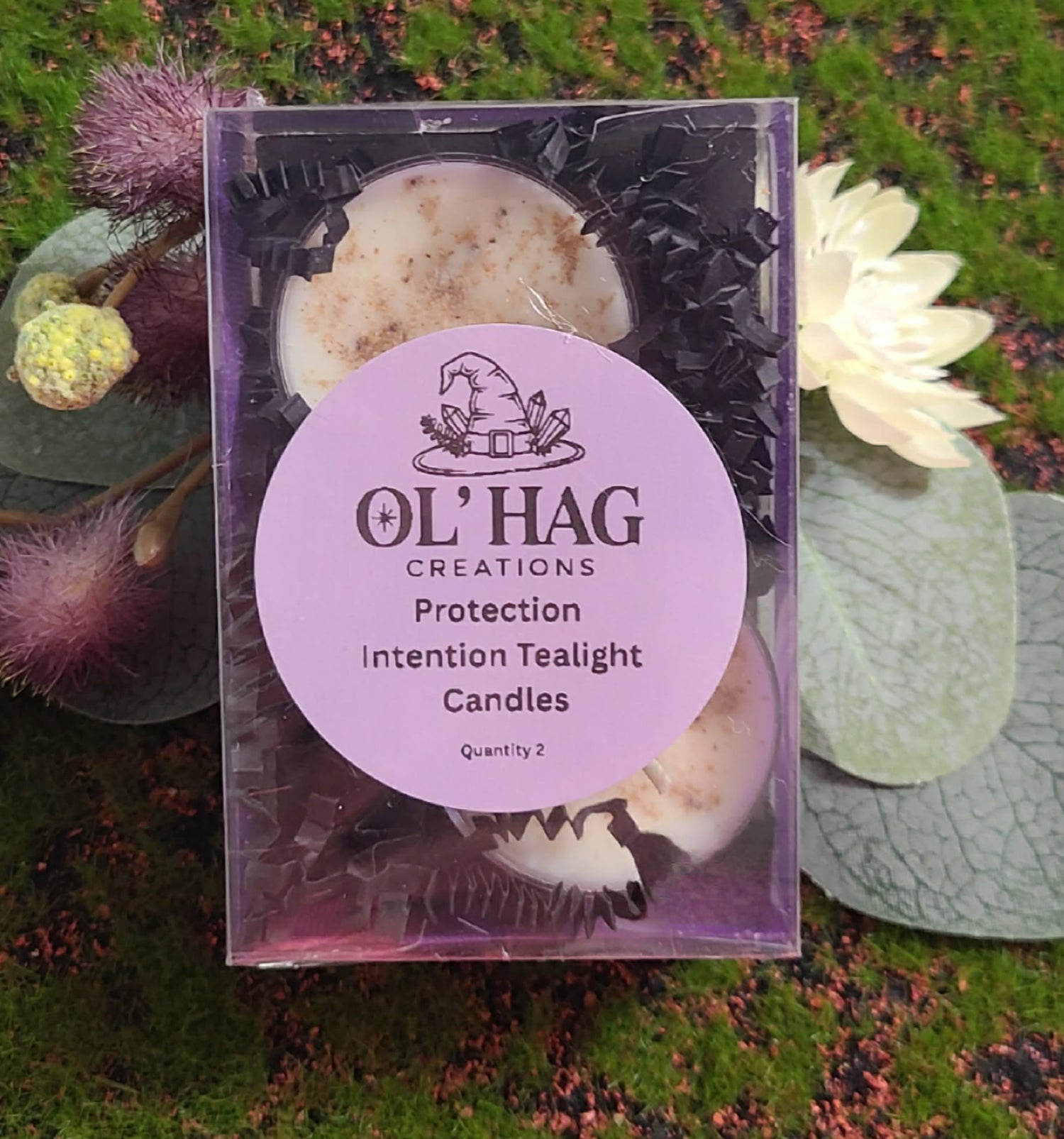 Protection Intention Tealight Candles