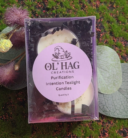 Purification Intention Tealight Candles