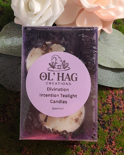 Divination Intention Tealight Candles