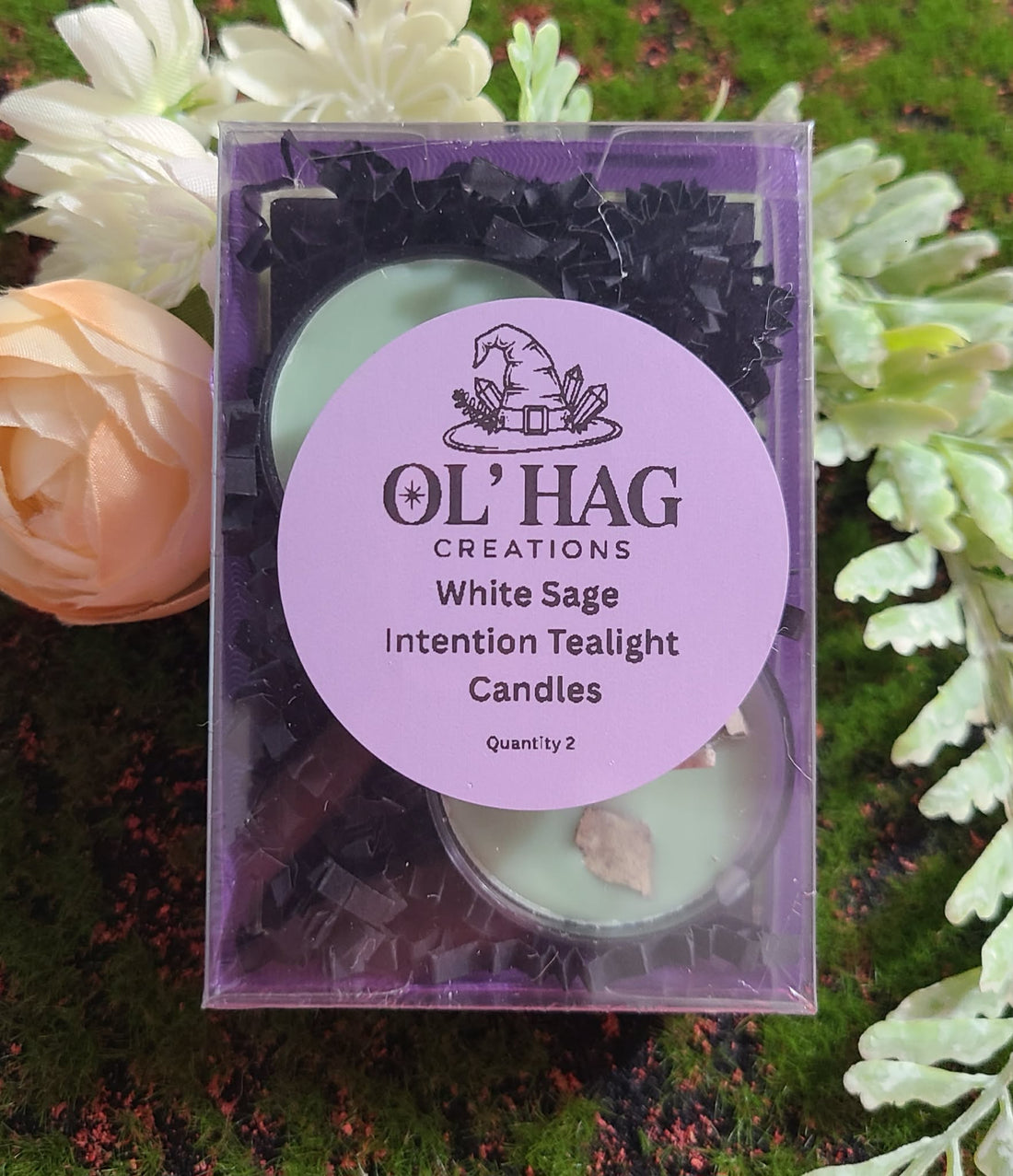 White Sage Tealight Candles