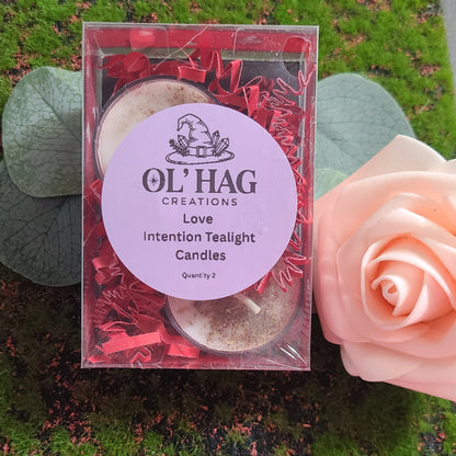 Love Intention Tealight Candles