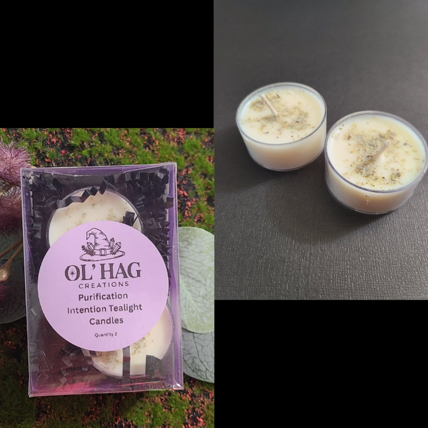 Purification Intention Tealight Candles