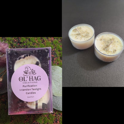 Purification Intention Tealight Candles