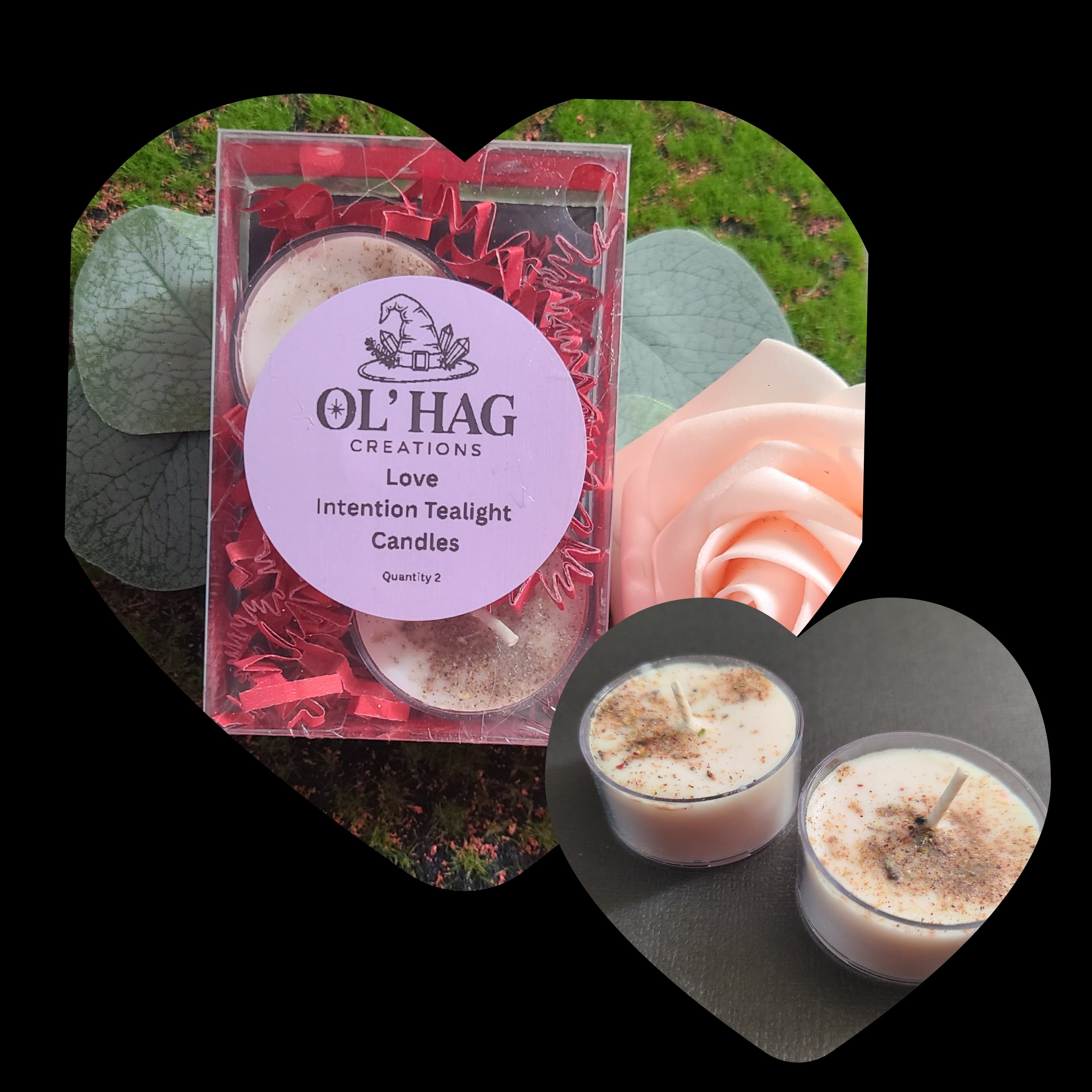 Love Intention Tealight Candles