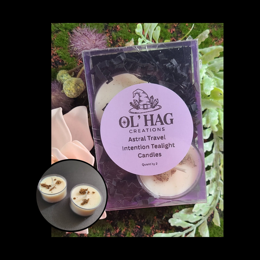 Astral Travel Intention Tealight Candles